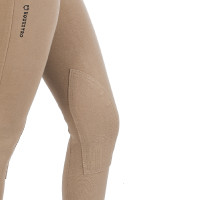 Pantalon femme Demetra en coton stretch Equestro Blanc Pantalon femme Demetra en coton stretch Equestro Blanc