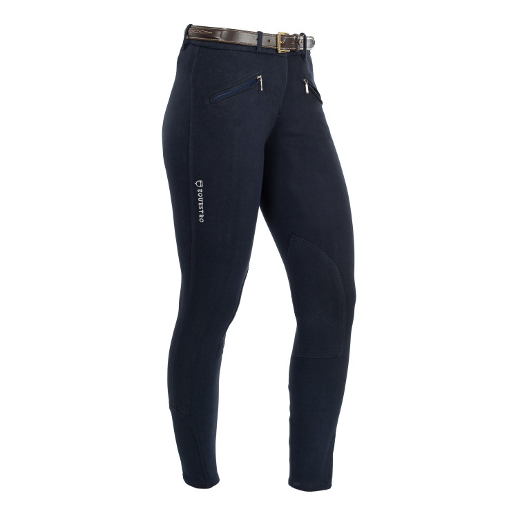 Pantalon femme Demetra en coton stretch Equestro Pantalon femme Demetra en coton stretch Equestro