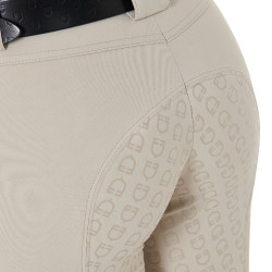 Pantalon femme avec grip intégral Aria en tissu technique Equestro Oxford tan Rose