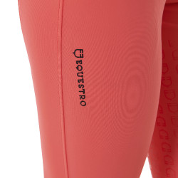 Pantalon femme avec grip intégral Aria en tissu technique Equestro Rouge coquelicot