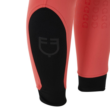 Damesbroek met volledig grip Aria van technisch stof Equestro Klaproosrood