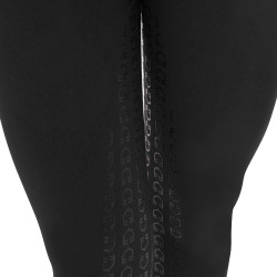 Pantalon femme avec grip intégral Aria en tissu technique Equestro Noir