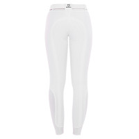 Pantalon femme avec grip intégral Aria en tissu technique Equestro Oxford tan Rose