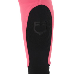 Pantalon femme avec grip intégral Aria en tissu technique Equestro Chèvrefeuille Rose