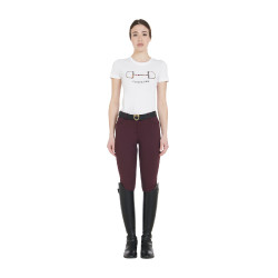Zomerbroek dames Zenda Light Equestro Pruim Violet