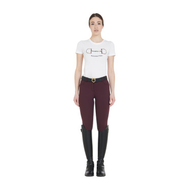 Zomerbroek dames Zenda Light Equestro Pruim Violet
