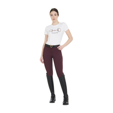 Zomerbroek dames Zenda Light Equestro Pruim Violet