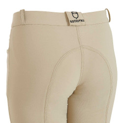 Pantalon enfant en tissu technique Equestro Encens Beige Pantalon enfant en tissu technique Equestro Encens Beige