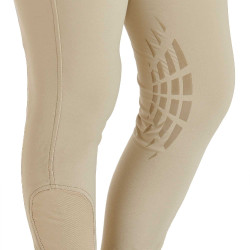 Pantalon enfant en tissu technique Equestro Encens Beige Pantalon enfant en tissu technique Equestro Encens Beige