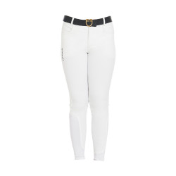 Pantalon enfant en tissu technique Equestro Blanc Pantalon enfant en tissu technique Equestro Blanc