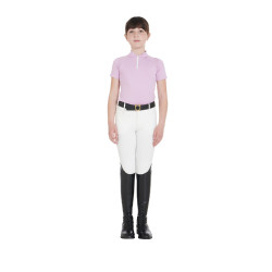 Pantalon enfant en tissu technique Equestro Blanc Pantalon enfant en tissu technique Equestro Blanc
