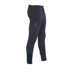 Pantalon avec grip genou homme en tissu technique Equestro Marine Bleu marine Pantalon avec grip genou homme en tissu technique Equestro Marine Bleu marine