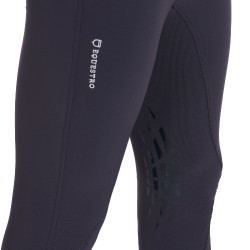 Pantalon avec grip genou homme en tissu technique Equestro Marine Bleu marine Pantalon avec grip genou homme en tissu technique Equestro Marine Bleu marine