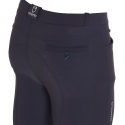Pantalon avec grip genou homme en tissu technique Equestro Marine Bleu marine Pantalon avec grip genou homme en tissu technique Equestro Marine Bleu marine