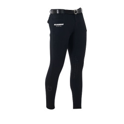 Broek met kniestukken grip heren collectie Scuderia Equestro Zwart