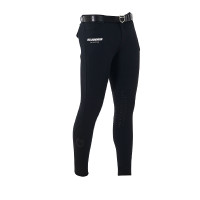 Pantalon avec grip genou homme collection Scuderia Equestro Noir Pantalon avec grip genou homme collection Scuderia Equestro Noir