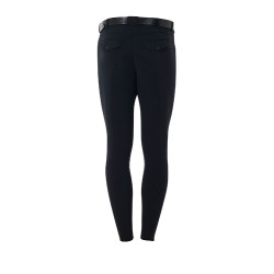 Pantalon avec grip genou homme collection Scuderia Equestro Noir Pantalon avec grip genou homme collection Scuderia Equestro Noir