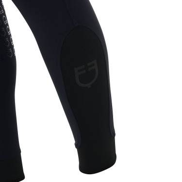 Broek met volledige grip voor heren in technisch stof Equestro Zwart