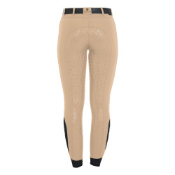 Aangesloten damesbroek met volledige grip Aria Equestro Wierook Beige