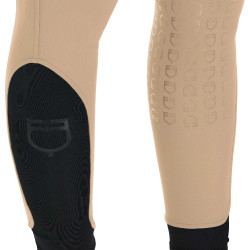 Pantalon ajusté femme avec grip complet Aria Equestro Encens Beige Pantalon ajusté femme avec grip complet Aria Equestro Encens Beige