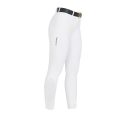 Pantalon ajusté femme avec grip complet Aria Equestro Blanc