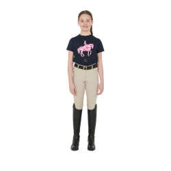 Kinderbroek Amani Equestro Getijschuim Beige