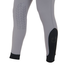 Slim-fit broek met grip heren met logo Caspar Equestro Grijs rijp