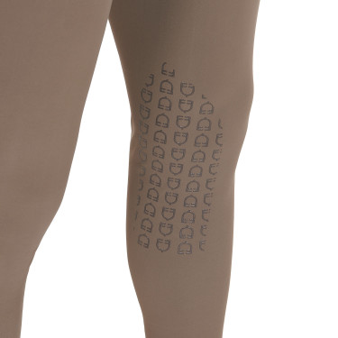 Slim-fit broek met grip heren met logo Caspar Equestro Walnoot Bruin