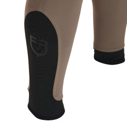 Slim-fit broek met grip heren met logo Caspar Equestro Walnoot Bruin