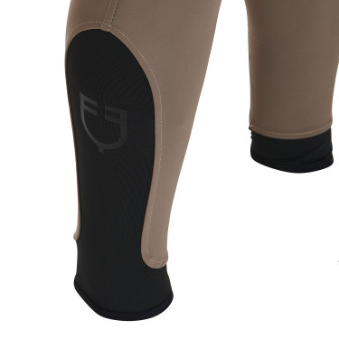 Slim-fit broek met grip heren met logo Caspar Equestro Walnoot Bruin