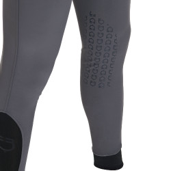 Slim-fit broek met grip heren met logo Caspar Equestro Asfalt Grijs