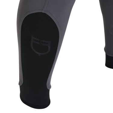 Slim-fit broek met grip heren met logo Caspar Equestro Asfalt Grijs
