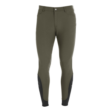 Pantalon ajusté avec grip homme avec logo Caspar Equestro Pantalon ajusté avec grip homme avec logo Caspar Equestro