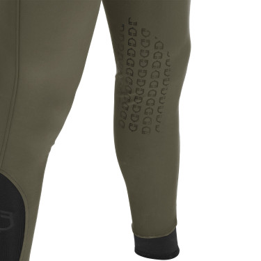 Slim-fit broek met grip heren met logo Caspar Equestro Legergroen Blauw