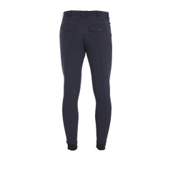 Slim-fit broek met grip heren met logo Caspar Equestro Marine Marineblauw