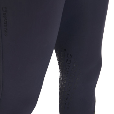 Slim-fit broek met grip heren met logo Caspar Equestro Marine Marineblauw