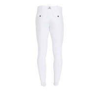 Pantalon ajusté avec grip homme avec logo Caspar Equestro Blanc