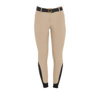 Strakke damesbroek met grip met logo Zenda Equestro Wierook