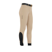 Pantalon ajusté avec grip femme avec logo Zenda Equestro Asphalte Gris