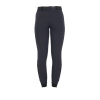 Pantalon ajusté avec grip femme avec logo Zenda Equestro Marine Bleu marine