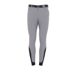 Strakke broek met volledige grip heren Aria Equestro Grijs rijp