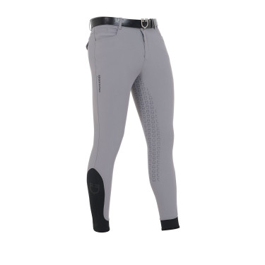 Strakke broek met volledige grip heren Aria Equestro Grijs rijp