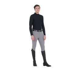 Pantalon ajusté avec grip intégral homme Aria Equestro Gris givre