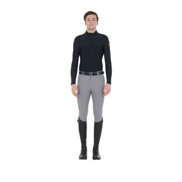 Strakke broek met volledige grip heren Aria Equestro Grijs rijp