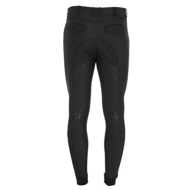 Pantalon ajusté avec grip intégral homme Aria Equestro Noir Pantalon ajusté avec grip intégral homme Aria Equestro Noir