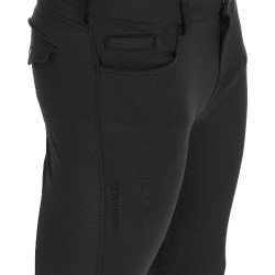 Pantalon ajusté avec grip intégral homme Aria Equestro Noir Pantalon ajusté avec grip intégral homme Aria Equestro Noir
