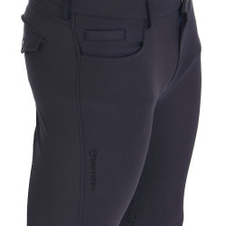 Pantalon ajusté avec grip intégral homme Aria Equestro Marine Bleu marine