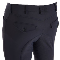 Pantalon ajusté avec grip intégral homme Aria Equestro Marine Bleu marine