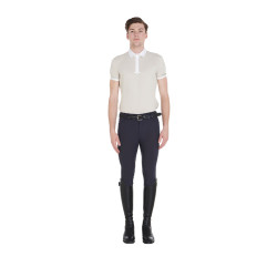 Pantalon ajusté avec grip intégral homme Aria Equestro Marine Bleu marine