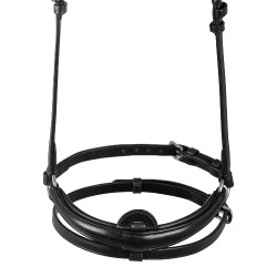 Acavallo flash neusriem met snelle bevestiging Zwart